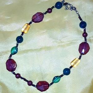 Vintage Chunky and Seed Bead Necklace